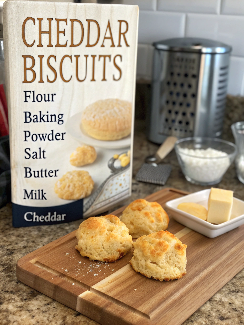 Ingredients for Cheddar Biscuit Recipe