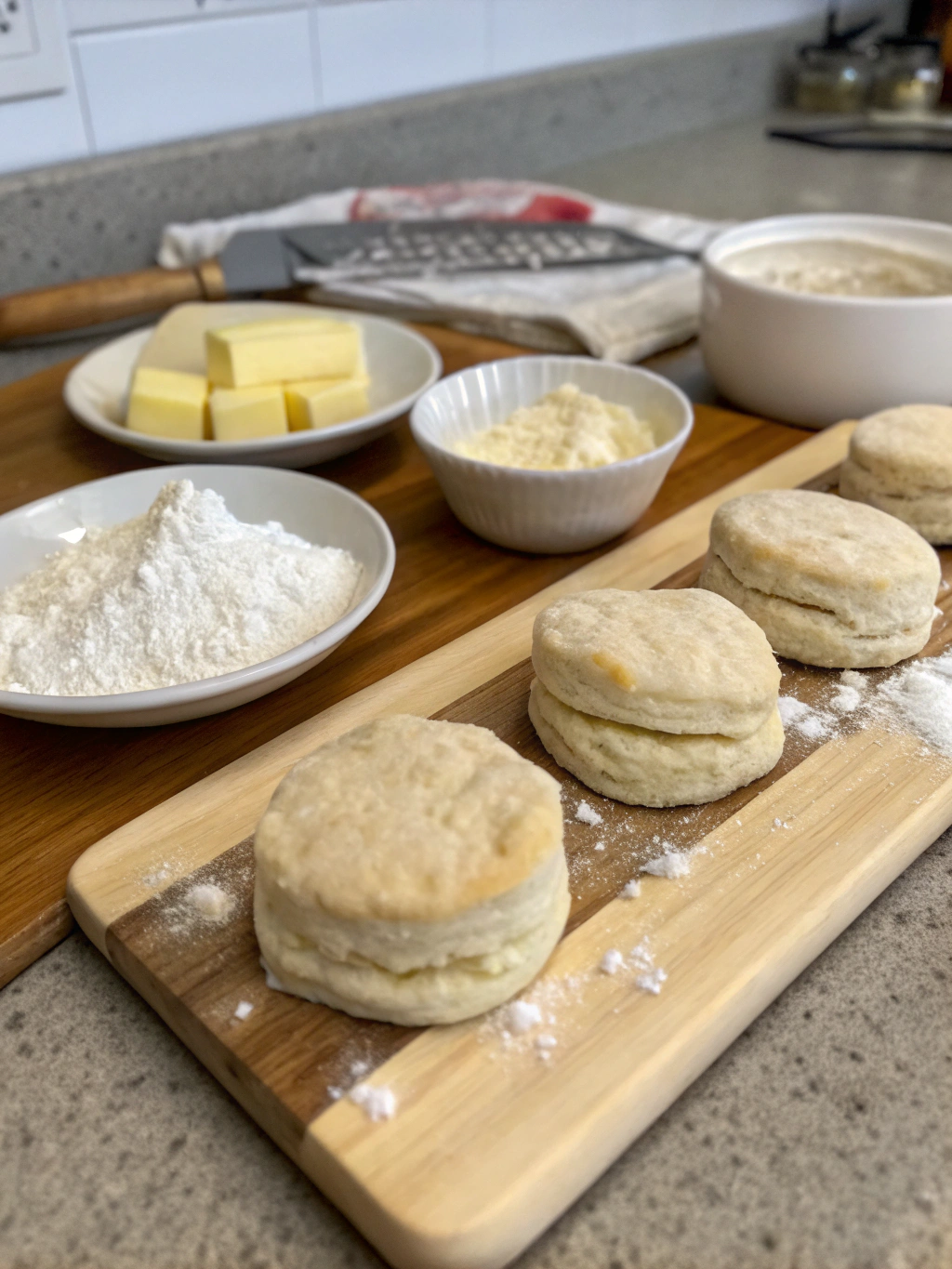 Ingredients for Layered Biscuit Recipe
