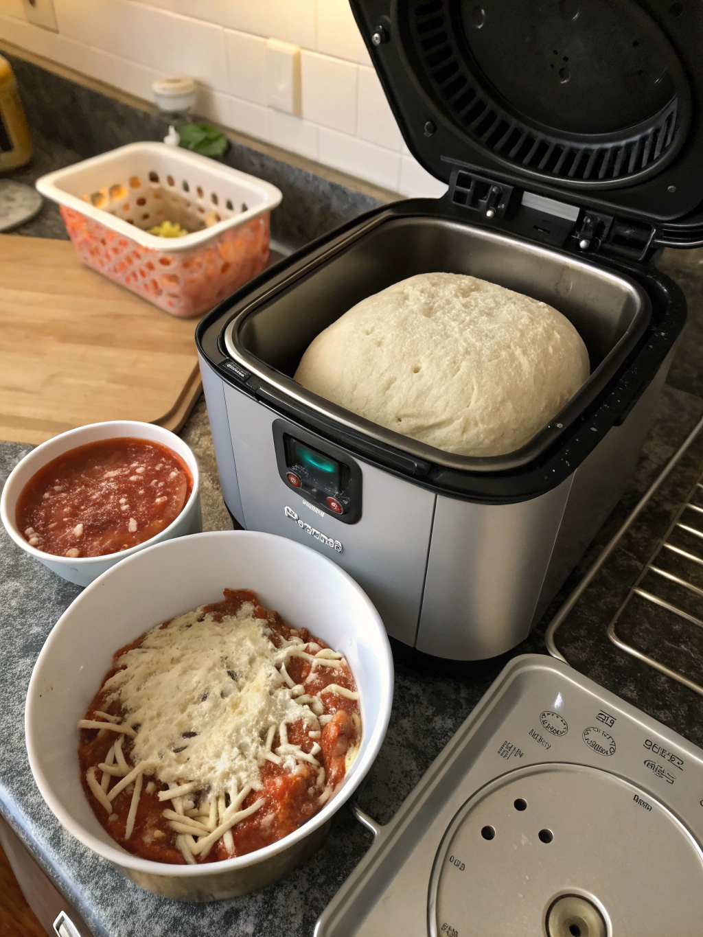 pizza dough bread machine