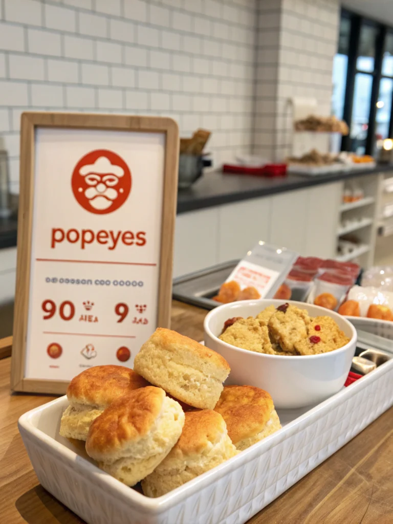 popeyes biscuit calories